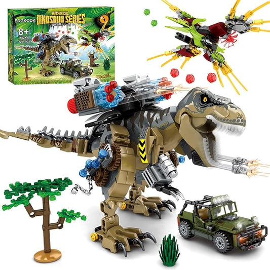 Mesiondy Building Blocks Toys Set 725 Pcs for Age 8 9 10 11 12 13 14 Years, Dinosaur Park World,Birthday Gifts for Boys and Girls……