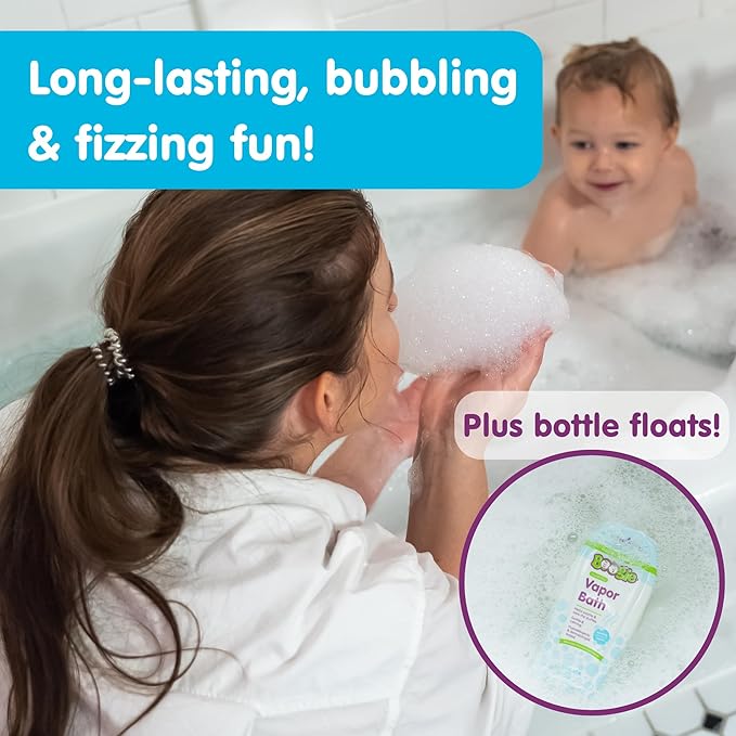 Boogie Kids Botanical Bubble Bath, Soothing Vapor, Made with Plant Extracts, Natural Essential Oils, Mint Eucalyptus, 16 oz (Pack of 1)