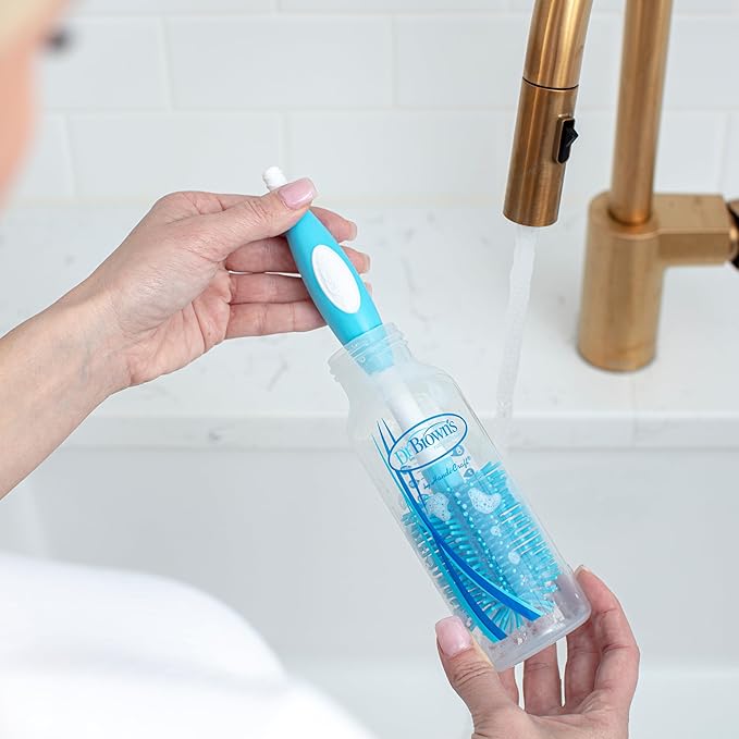 Dr. Brown's Soft Touch Bottle Brush, Blue (Pack of 4)