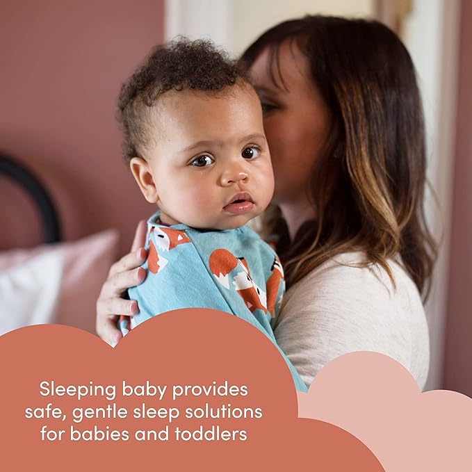 SleepingBaby Zipadee-Zip Transition Swaddle - Cozy Fleece Wearable Blanket with Two-Way Zipper for Baby Sleep - Friendly Fox, Medium (6-12 Month)