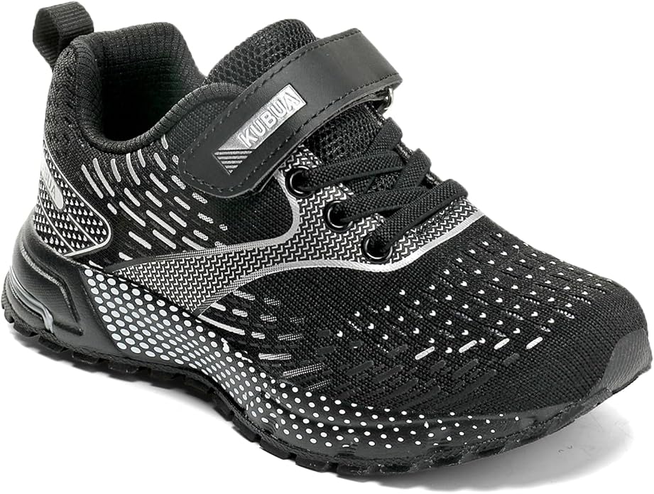 KUBUA Kids Sneakers for Boys Girls Running Tennis Shoes Lightweight Breathable Sport Athletic