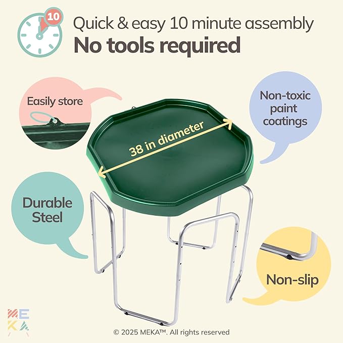 MEKA Tuff Tray Set for Sensory Play