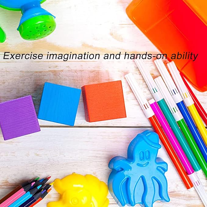 Unfinished Wooden Blocks 1 inch, Pack of 50,Small Wooden Cubes for Arts and Crafts – DIY - Photo Blocks- Plain Wooden Blocks