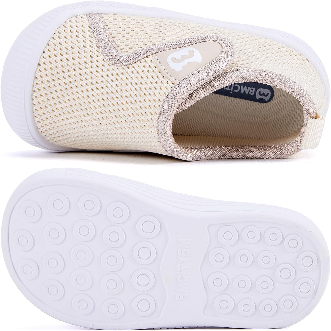 BMCiTYBM Baby Shoes Infant Boy Girl First Walker Shoes Toddler Walking Shoes Lightweight Non-Slip Sneakers for 6 9 12 18 24 Months