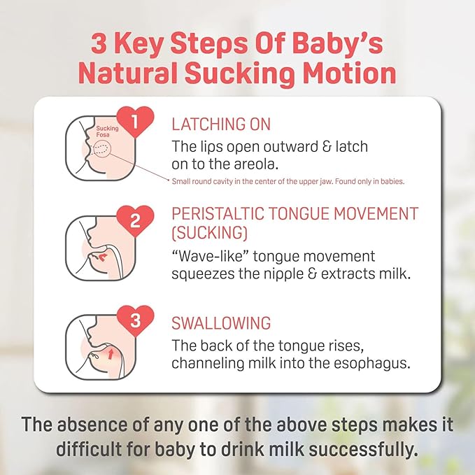 Pigeon Glass Nursing Bottle Wide Neck, Nurture & Nest, Anti-Colic, Streamlined Body, Natural Feel, Easy to Clean, Heat-Resistant, 8.1 Oz (Pack of 3), Includes 3pcs Stage 3 Nipples (3m+)