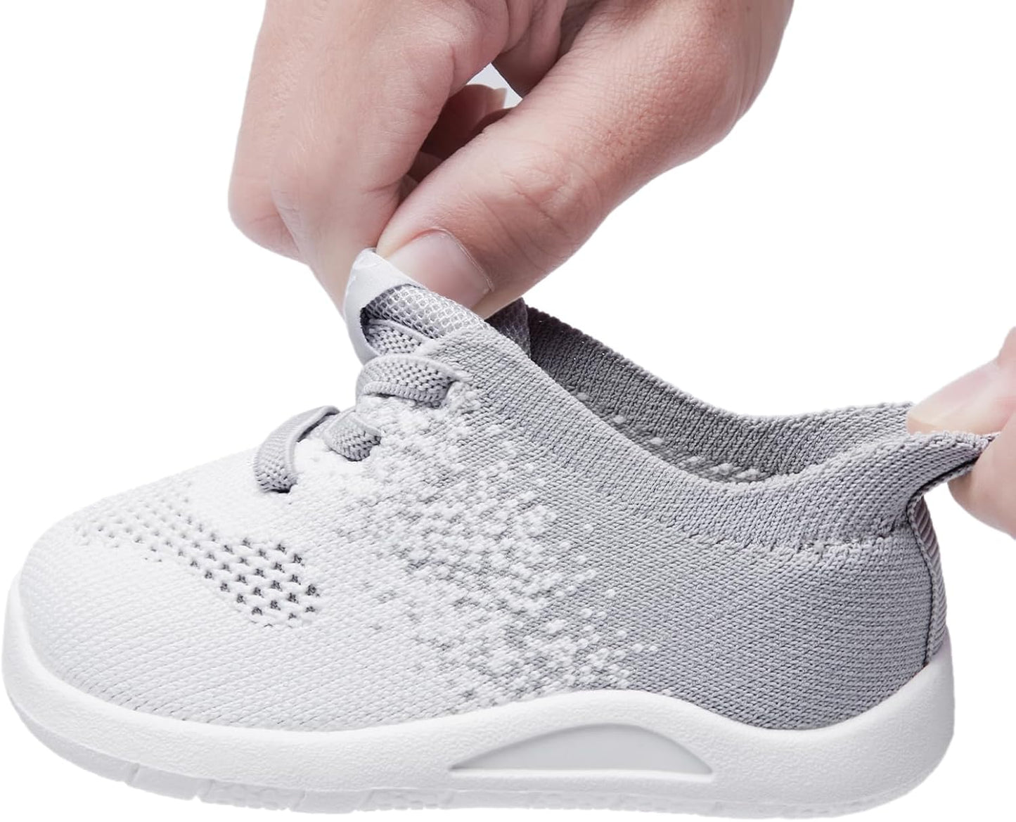 MORENDL Toddler Shoes Baby Walking Sock Shoes Infant Sneakers 0-4 Years Boy Girl Barefoot Tennis Shoe Non-Slip Brethable