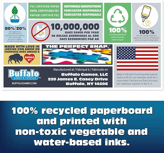 Buffalo Games - Sapphire Select - Pokemon - Scenic Pokemon - 1000 Piece Jigsaw Puzzle – Challenging & Fun – Blue Core Puzzle Board – Giftable Display Box - Full Size Poster Included