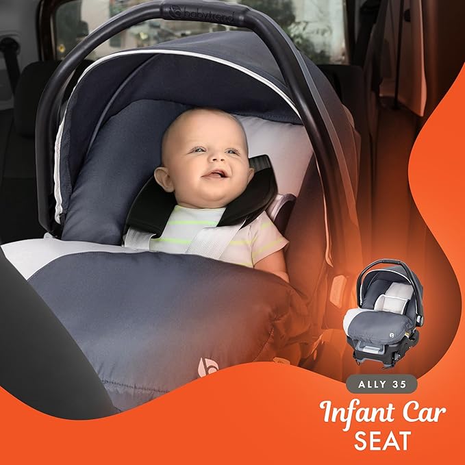 Baby Trend Infant and Toddler Double Stroller & 2 Car Seat Combo, 3 Pc Set, Magnolia - Portable and Lightweight Stroller Duo and Car Seat Travel System Tandem