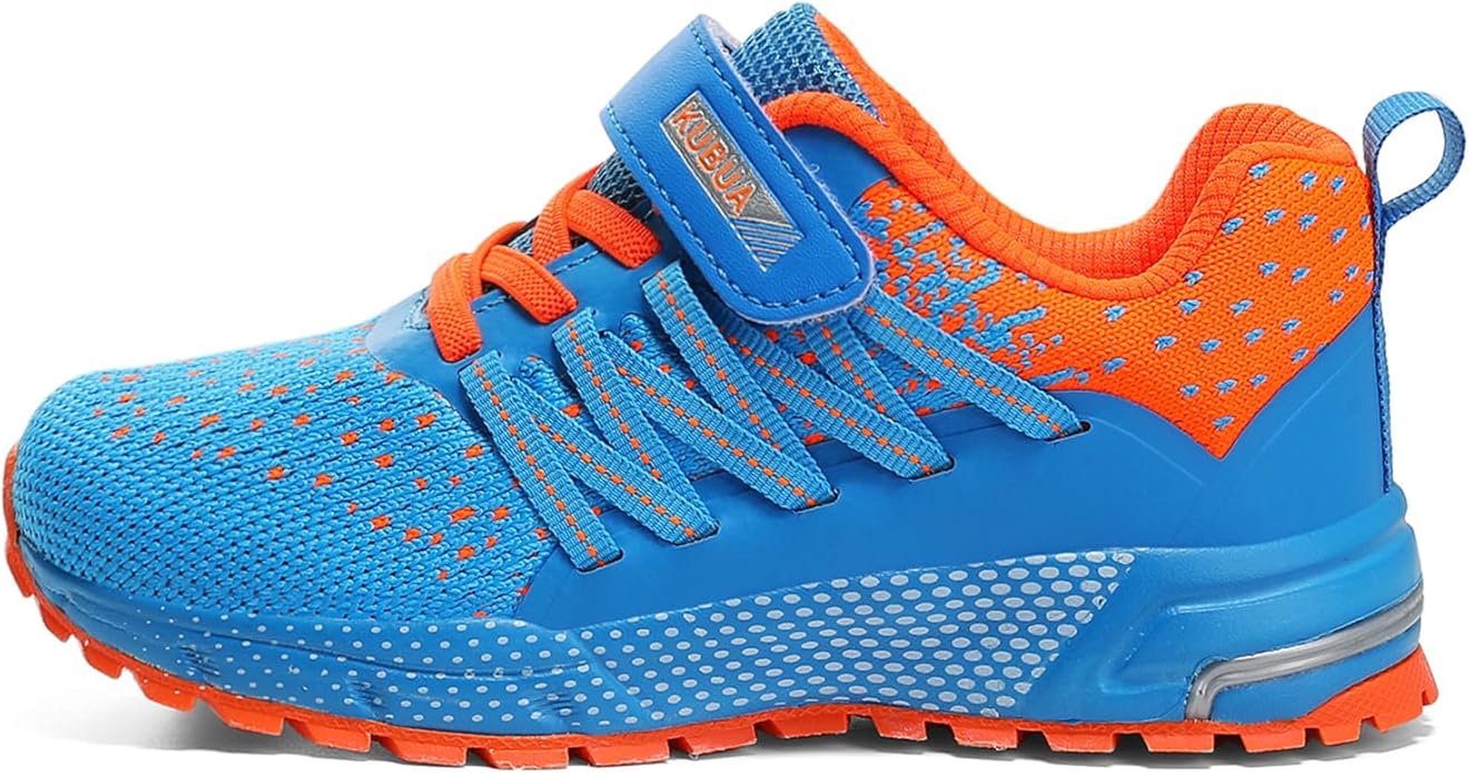 KUBUA Kids Sneakers for Boys Girls Running Tennis Shoes Lightweight Breathable Sport Athletic