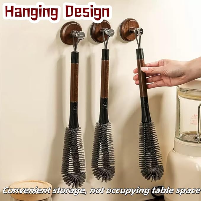 2 in 1 Cleaning Brush, Detachable Dual-Head Brush for Blender Cleaning Brush, Fruit Juicer Machine Clean Brush, Flexible Bendable Cup & Bottles Brush for Kitchen Appliances