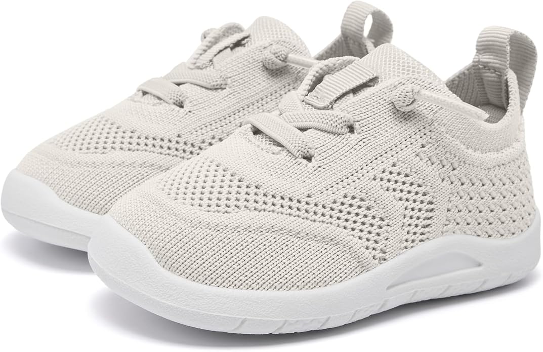 MORENDL Toddler Shoes Baby Walking Sock Shoes Infant Sneakers 0-4 Years Boy Girl Barefoot Tennis Shoe Non-Slip Brethable