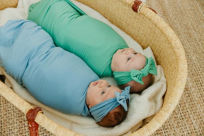 Copper Pearl Baby Swaddle Blanket - Premium Knit Baby Blanket, Large Soft Stretchy Receiving Blankets for Baby Boy and Girl, Swaddles for Newborn, Infant, and Toddler (Robin)
