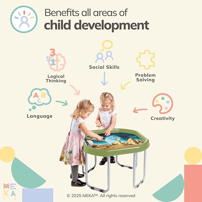 MEKA Tuff Tray Set for Sensory Play