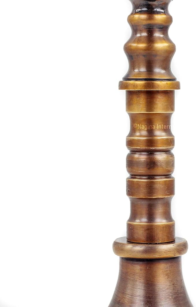 Nagina International Antique Vintage Zodiac Armillary Brass Sphere Globe Wooden Display | Pirate's Antique Ship Decor (XL, Antique Brass)