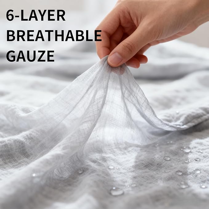 Organic Muslin Hooded Baby Bath Towels - 2 Pack 100% Organic Cotton Towel for Babies, Infants, Toddlers - 32x32Inch - Highly Absorbent and Newborn Essential(Brown Green)