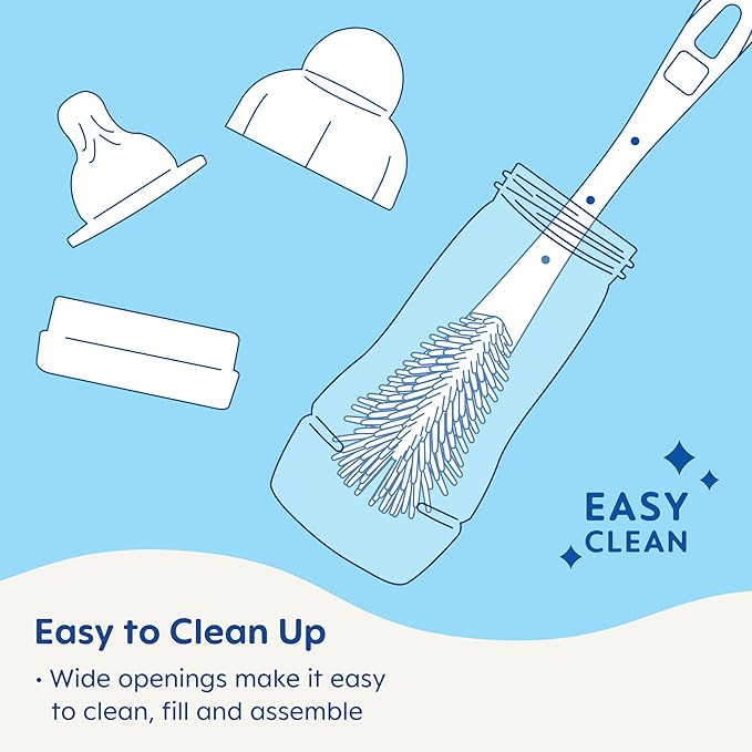 MAM Easy Active Baby Bottles 11oz w/Bonus Fast Flow Skinsoft Silicone Nipple - Wide Neck Ergonomic Design, Easy-Hold BPA-Free Construction, Leak-Proof Caps for 4+ Months, Girl (Pack of 6)