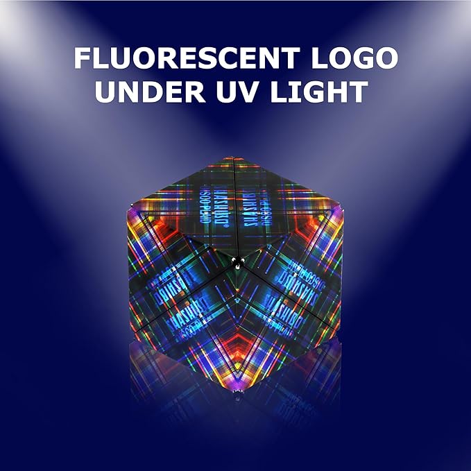 SHASHIBO Shape Shifting Box - Award-Winning Fidget Toy w/ 36 Rare Earth Magnets - Fidget Cube Transforms Into Over 70 Shapes, Sensory Toy Gift for Kids, Teens, and Adults (Disco Plaid)