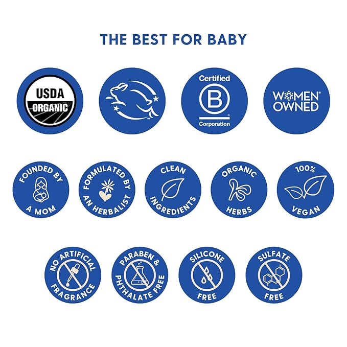 Motherlove Diaper Oil (2 oz) Soothing Vegan diaper Rash Oil—Organic, Cloth diaper Safe, Zinc Oxide- & Petroleum-Free