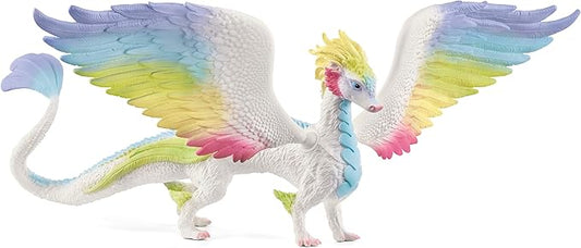 Schleich bayala Rainbow Dragon Toy Figurine with Movable Wings, Ages 5+, Dragon Toys for Girls
