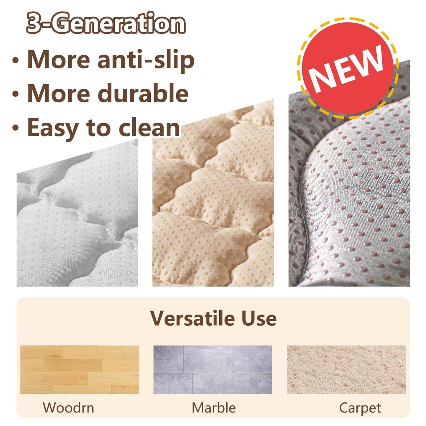 Baby Play Mat, 50x50 Playpen Mat with Super Soft Touch, Activity Mats with Upgraded Anti-Slip Bottom, Machine Washable Crawling Mats for Floor & Picnic(Trees)