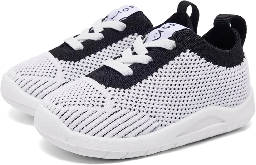 MORENDL Toddler Shoes Baby Walking Sock Shoes Infant Sneakers 0-4 Years Boy Girl Barefoot Tennis Shoe Non-Slip Brethable