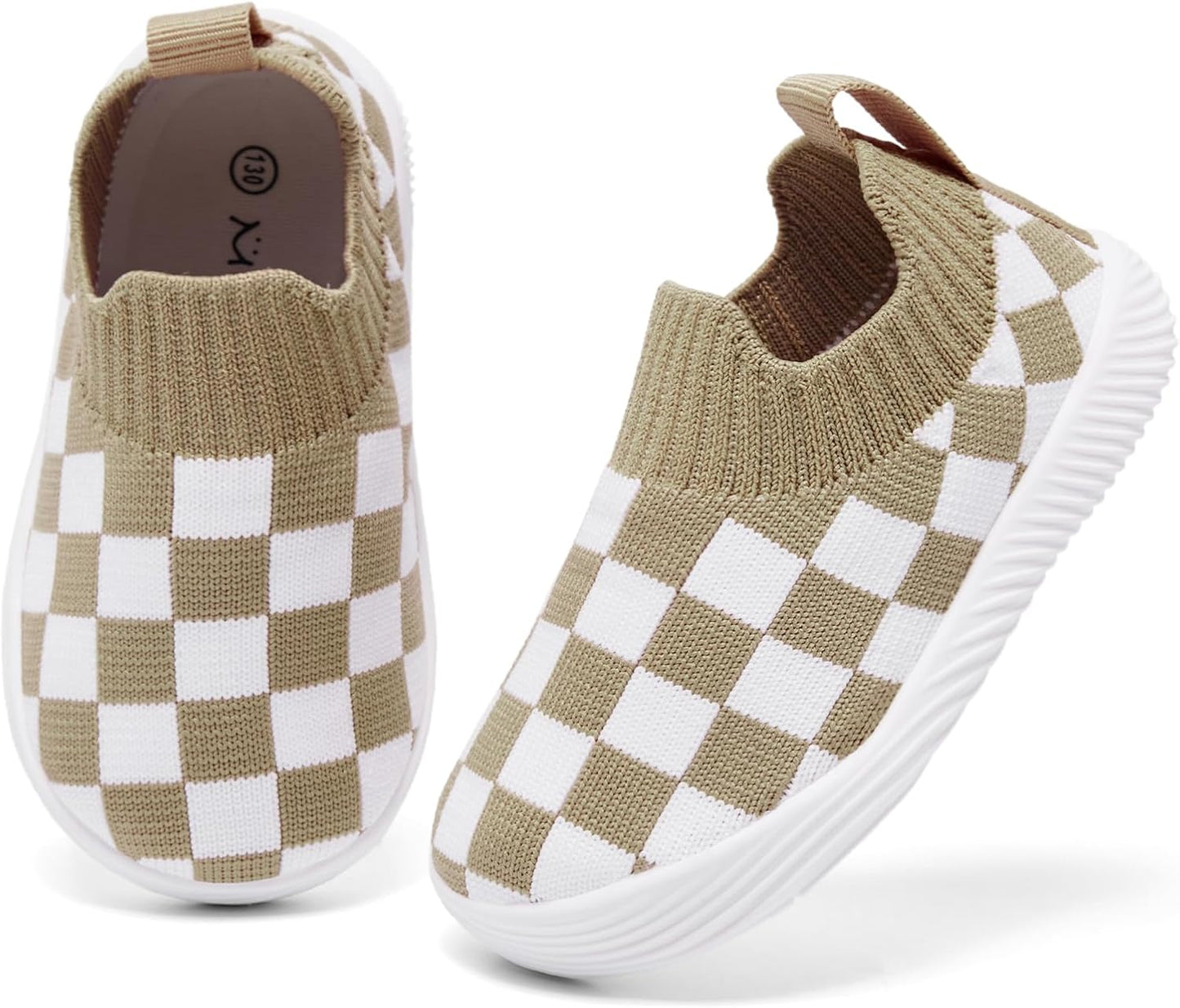 MORENDL Baby Toddler Walking Socks Non-Slip Breathable Unisex Casual Sneakers