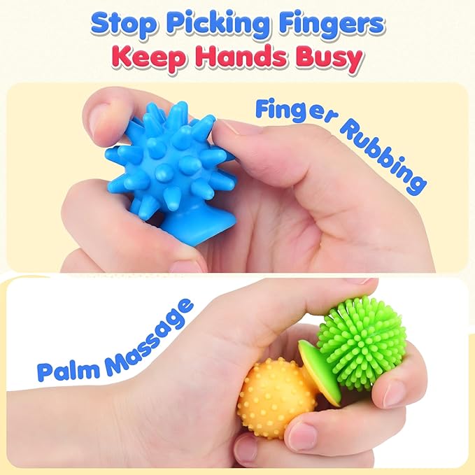 Sensory Fidget Toys Kids Adults: 24 Pack Textured Sensory Toys for Autism Kids Calming - Quiet Anxiety Fidgets for Classroom Prize - Bulk Fidgets Gifts Christmas Stocking Stuffers for Kids