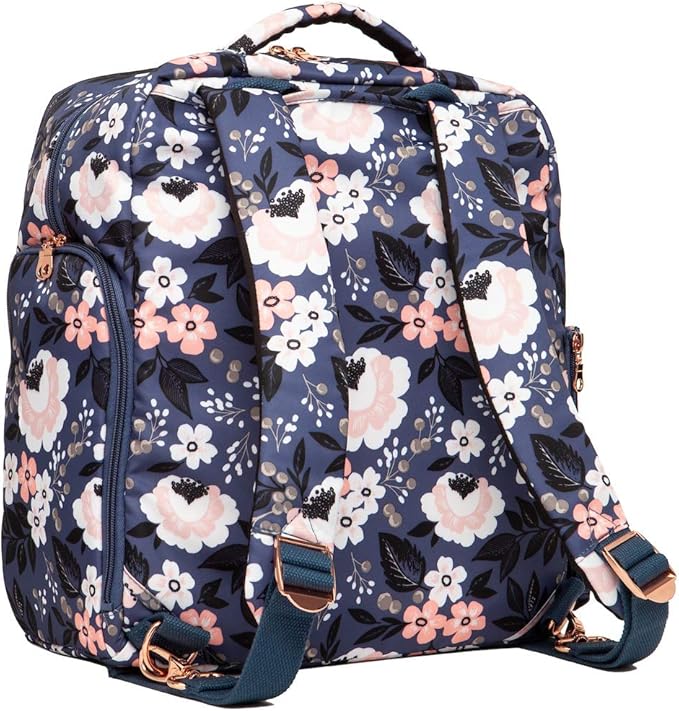 Sarah Wells Kelly Breast Pump Backpack & Tote - Insulated Pocket, Laptop Sleeve & Easy-Clean Design, Fits All Pumps, Diaper Bag for Moms (Le Floral)