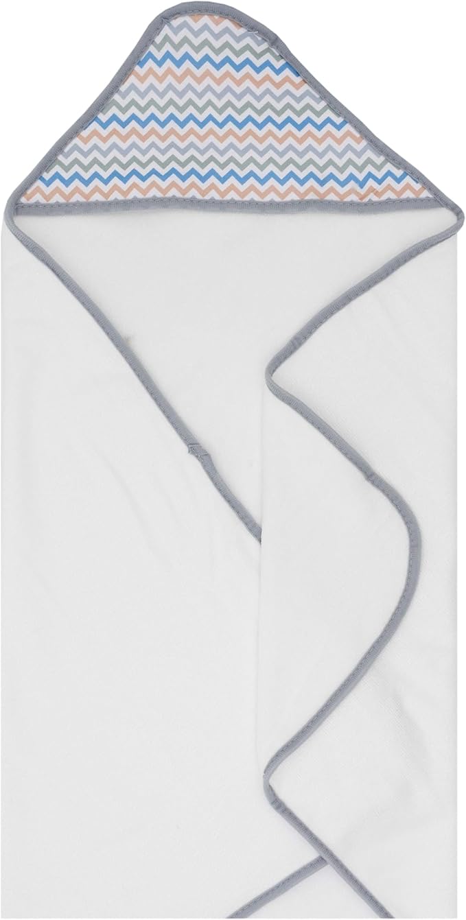 Hooded Baby Towels 3-Pack – Soft Baby Bath Towels with Hood for Newborns & Toddlers, Baby Hooded Towel Set, 30" x 26" (Little Trunks)