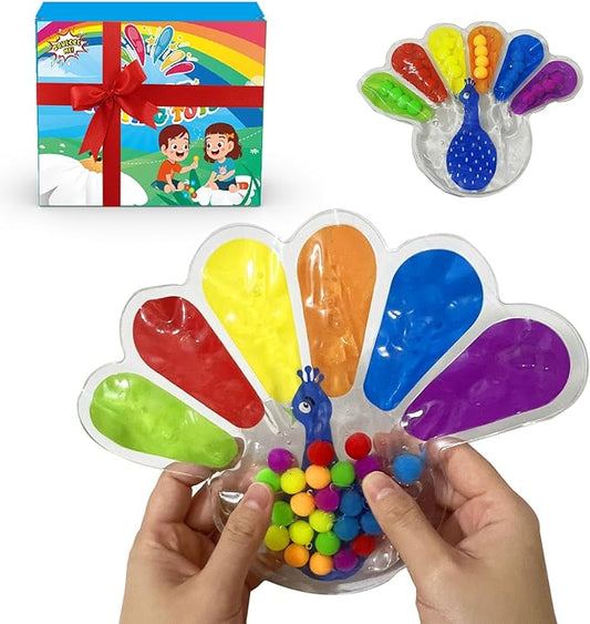 Color Sorting Sensory Toys, Fine Motor Skills Toys for Toddlers, Montessori Toys Preschool Learning Activitie, Sensory Activity Toy for Kids 3+ and Adults
