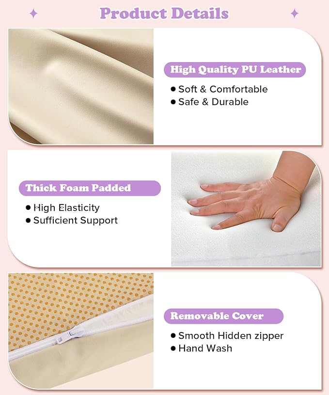 39X59Inch Trifold Thick Foam Play Mat for Babies| Soft Padded Foam Floor Mat for Kids Playroom | Foldable Playmat | Non-Slip Crawling Removable Cover Washable Crawling Playmat Infant