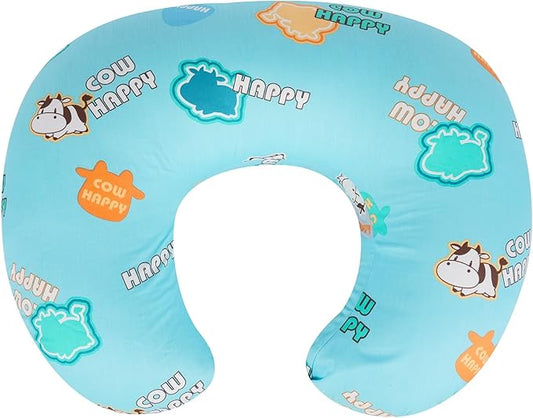 Nursing Pillow & Breastfeeding Pillow – Ergonomic C-Shape for Breastfeeding & Bottle Feeding, Standard Size Breathable with Washable Cover, Hypoallergenic,Tummy Time & Sitting Support ( 0-18Months)