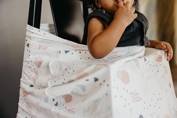 Bayside Multi-Use Cover: Car Seat, Nursing, Stroller - Stretchy Fabric, All-Season, Stylish Designs, Easy Access