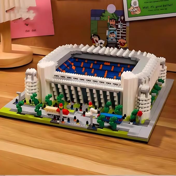 Soccer Stadium Building Blocks Sets Football Architecture Model Kits Gifts for Adults Kids Boys 3500+Pieces