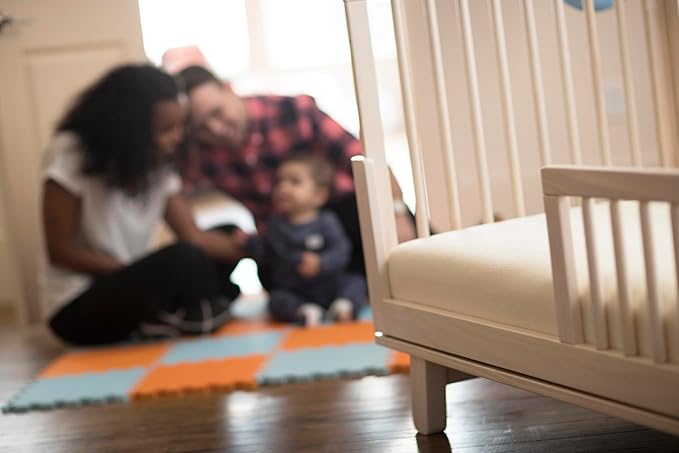 Naturepedic Organic Crib Mattress Cover - Waterproof, Skin-Friendly, Breathable & Absorbent Protector - Removable Pad for Baby and Toddler Bed - Standard Size