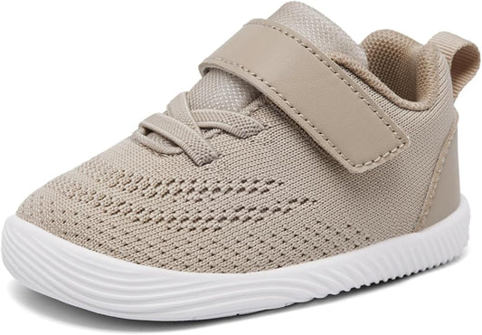 MORENDL Toddler Sneakers Baby Boys & Girls Barefoot Shoes Lightweight Breathable Walking Running Tennis Athletic Sport Shoes