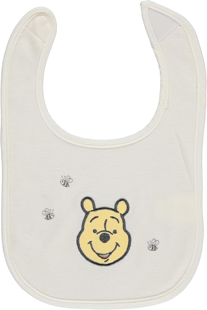 Disney 10-Pack Mickey Mouse Baby Bibs – Ten Soft, Absorbent, and Adjustable Cotton Bibs for Mess Free Meals