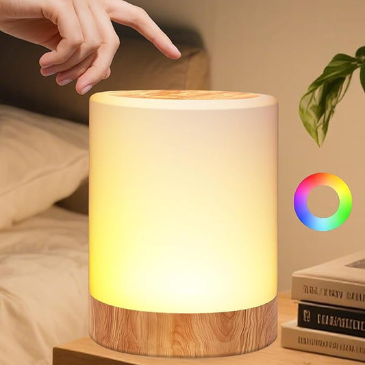 Night Light for Baby Nursery, 64 Colors Changing Touch Dimmable Night Lamp for Kids, Rechargeable Nursery Light with Timer, Portable Baby Night Light for Breastfeeding
