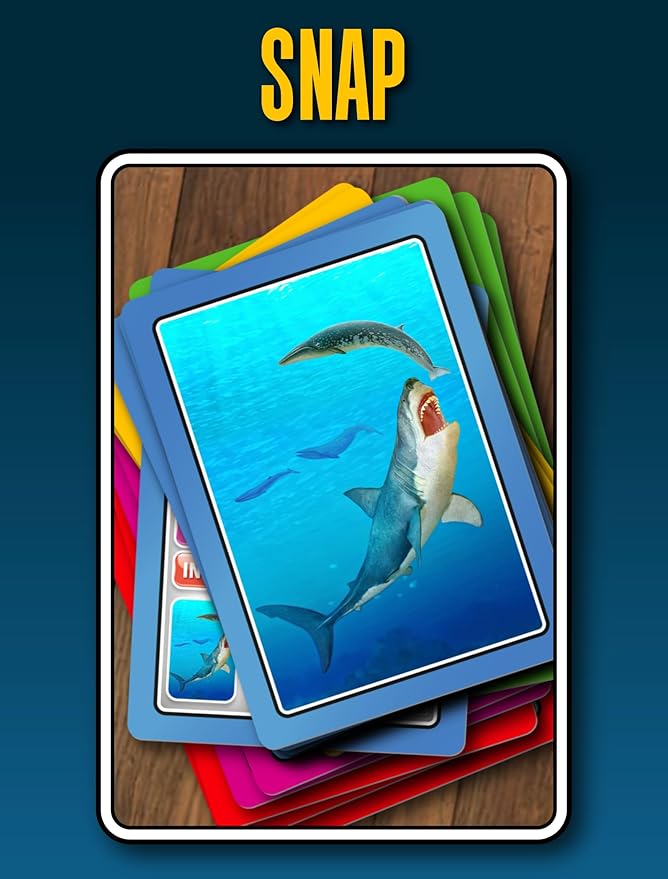 DINOSAURS Card Game - Matching Pairs, Snap, Trumps, Rummy, Happy Families (7 Games To Play) | Travel Game, Gift, Stocking Stuffer | for Adults, Kids, Boys, Girls | Age 5+, 1-8 Players