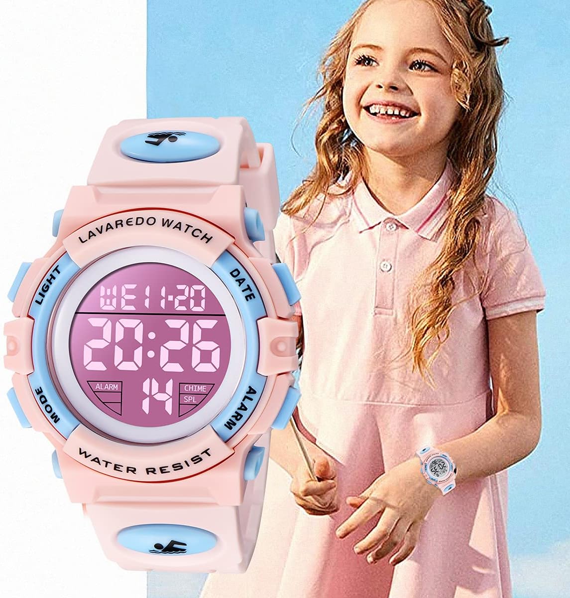 Kids Watch,Boys Watch for 3-15 Year Old Boys,Digital Sport Outdoor Multifunctional Chronograph LED 50 M Waterproof Alarm Calendar Analog Watch for Children with Silicone Band,Kids Gift