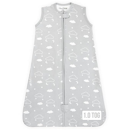 Baby Sleep Sack 1.0 TOG, Organic Cotton Baby Wearable Blanket with Two-Way Zipper, Swaddle Transition Baby Sleeping Bag, All-Season Sleep Sack for Newborn Infant Toddler Boy Girl, 18-24 Months, 1-Pack