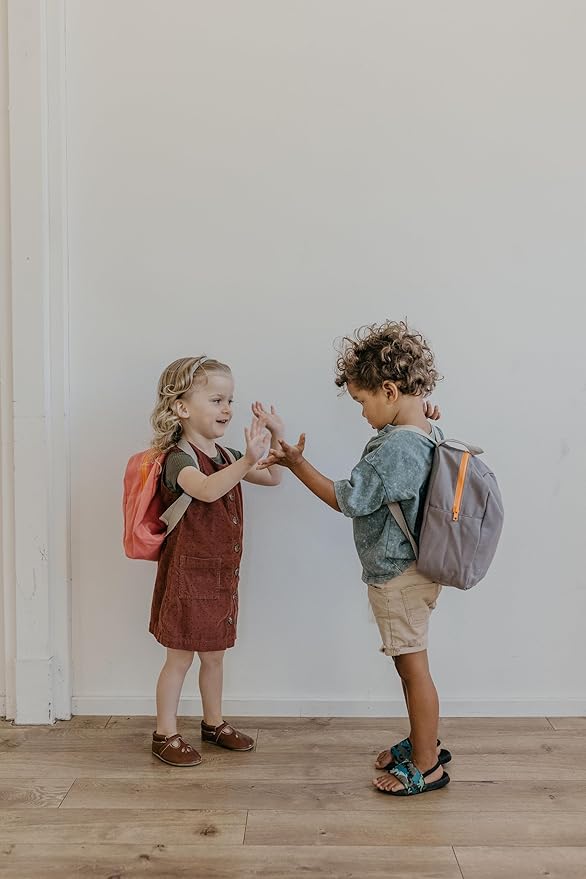 Hip Baby Wrap - Adventure-Ready Backpack for Toddlers - Cotton - Wipeable Fabric Lining and Large YKK Zipper - Perfect for Little Explorers, Comfortable & Stylish Design - Orange