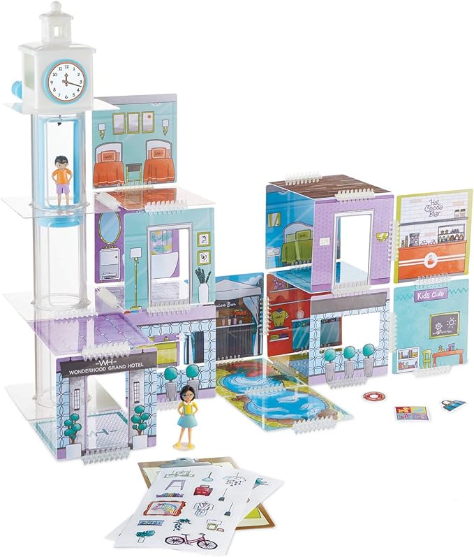 MindWare WONDERHOOD Grand Hotel 64 Piece Set, (Model: WH)