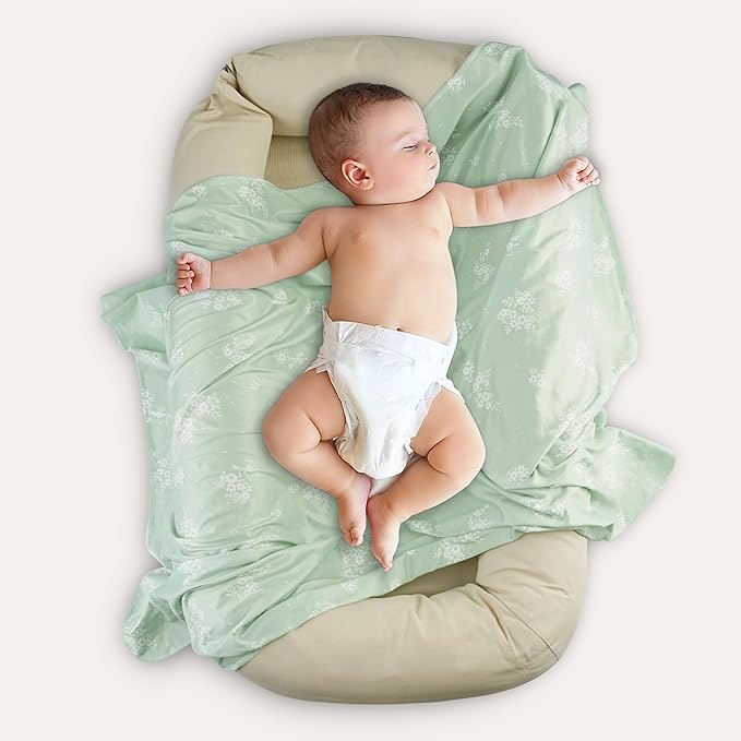 Jersey Swaddle Blanket, Ultra Soft Stretchy Receiving Blanket, Newborn Swaddle Wrap for Boys & Girls, 40 x 30 inches, 2 Pcs