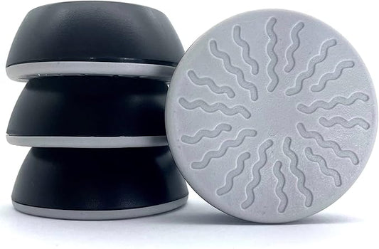 Vmaisi Baby Gate Wall Protector - Protect Walls from Pressure Mounted Pet Dog Gates, 4 Pack Black