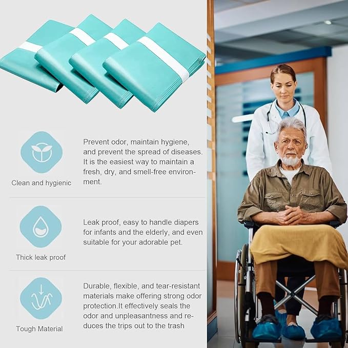 Adult Diaper Liner Refills Compatible with Janibell Akord 330 Slim Model Adult Diaper System, A Single Liner Pack Will Last for Over 500 Briefs Using 6PACK