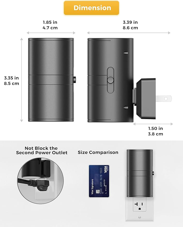 Blue Night Light, LOHAS Bluey Light Plug into Wall, Dusk to Dawn Sensor, 0-100LM, Adjustable Brightness, Calm Dimmable Lights for Bathroom, Hallway, Bedroom, 2 Pack