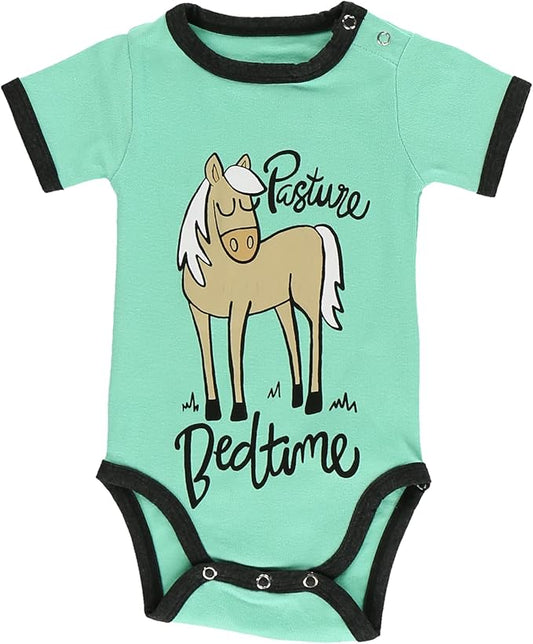 Lazy One Cute Unisex Baby Bodysuit, Cute Animal Designs, 6-18 Months