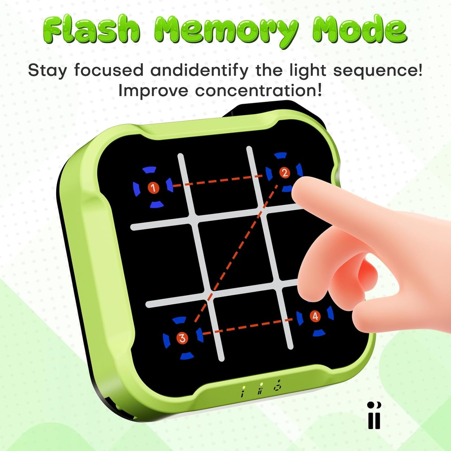 Electronic Tic Tac Toe Bolt Game, Handheld Digital Board Game, Electric Puzzle Game for Educational and Memory Growth, Portable Travel Games for Car Ride, Gift Ideal for Kids and Adults