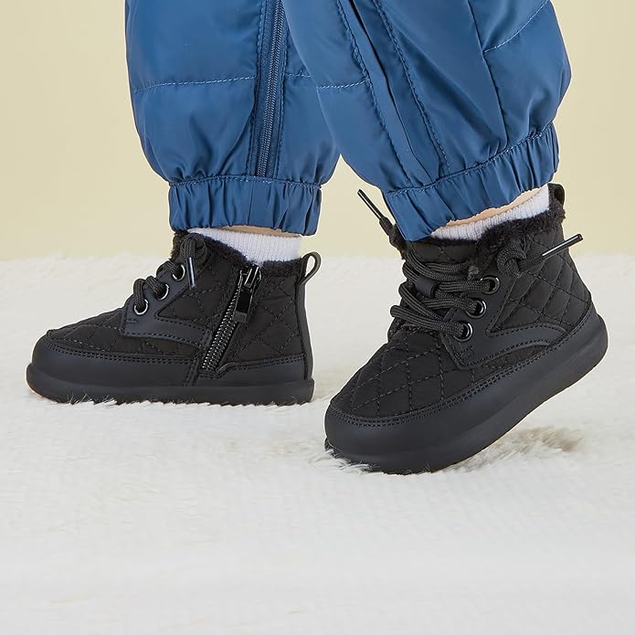 BMCiTYBM Baby Boy Girl Snow Boots Waterproof Winter Warm Booties Nonslip Lightweight Outdoor Shoes for First Walkers 6 9 12 18 24 Months(Infant/Toddler)